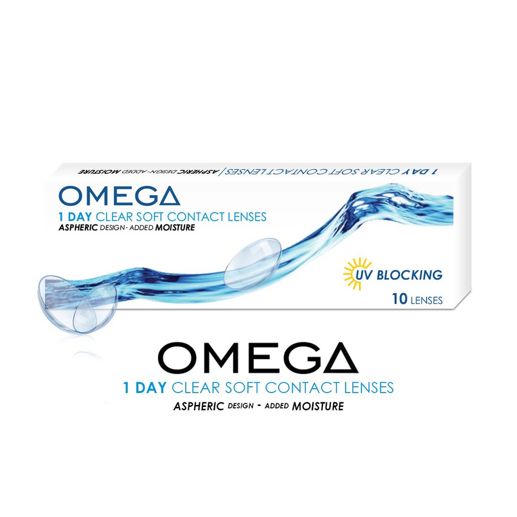 Optindo Suryatama Omega 1 Day Clear Soft Contact Lenses