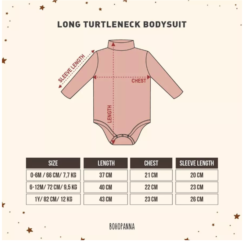 BohoPanna Long Turtleneck Bodysuit 5