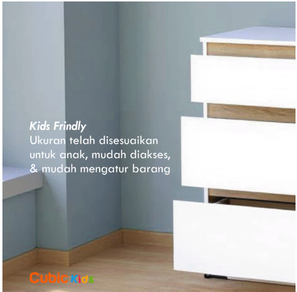 Cubic KIDS Lemari Laci LILO 5