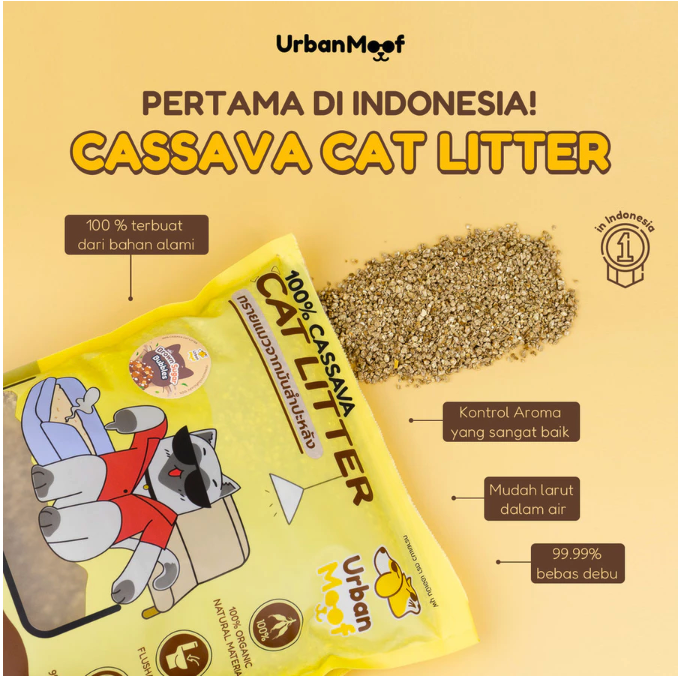 Fashionwise Venue Indonesia Urban Moof Cassava Cat Litter