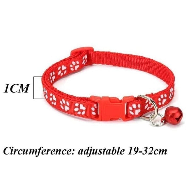  Kalung Anjing Nilon dengan Lonceng