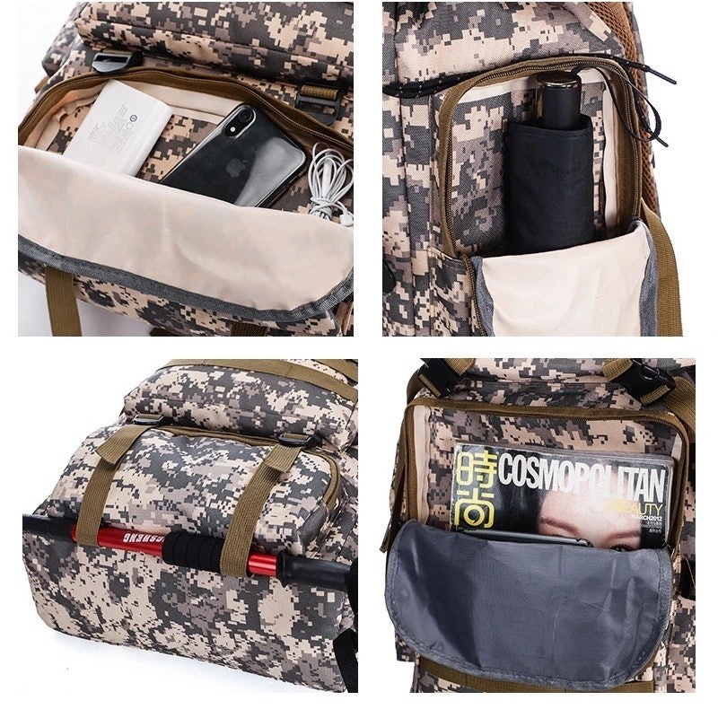 Mojoyce LH99 Tas Ransel Gunung 80L Army 5