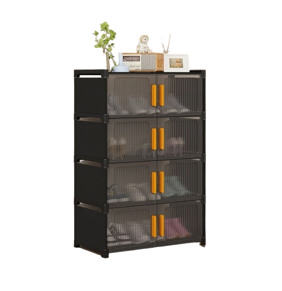 YONEZAWA Rak Sepatu Susun Tertutup 5 Level