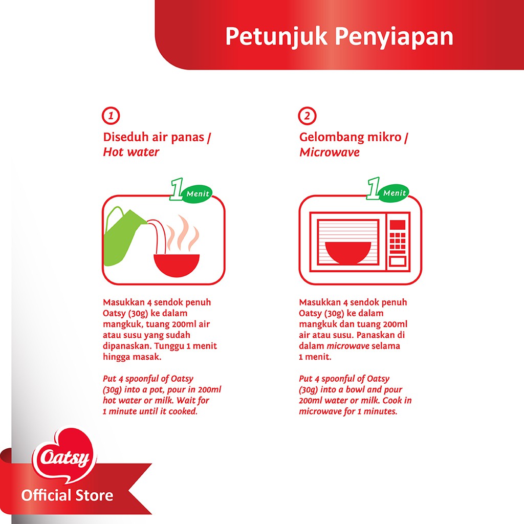 Global Delarya Pratama OATSY Havermout Oatmeal Instant