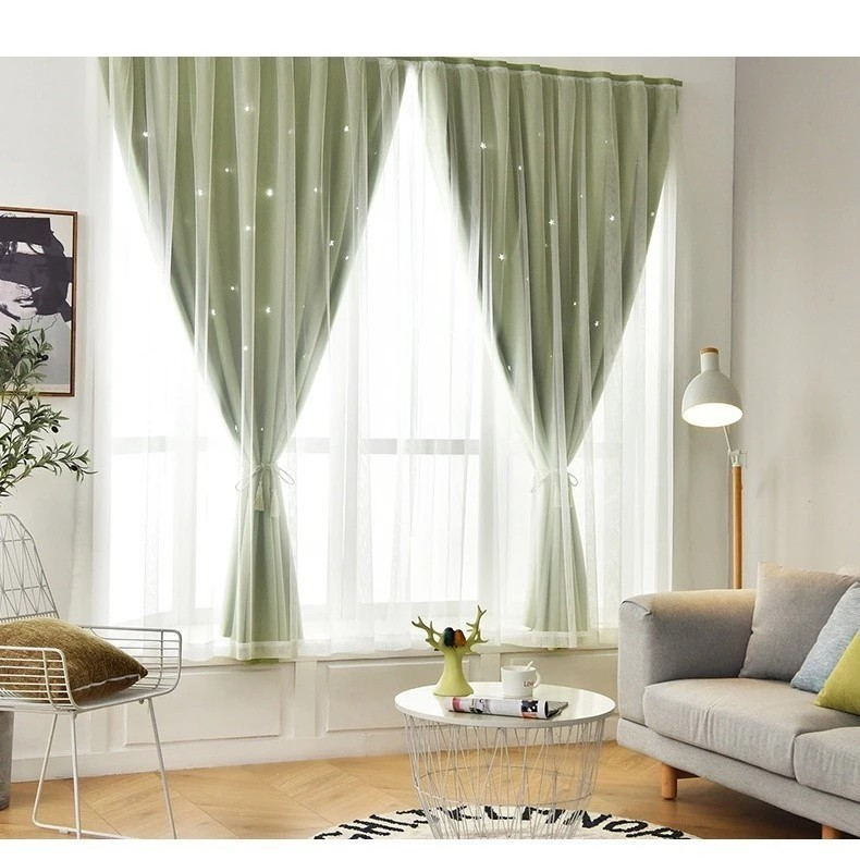  Gorden Jendela Magic Motif Bintang