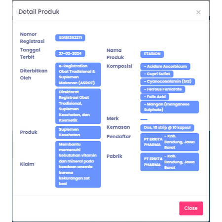 Errita Pharma Etabion
