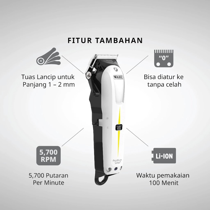 Wahl Super Taper Cordless Clipper 5