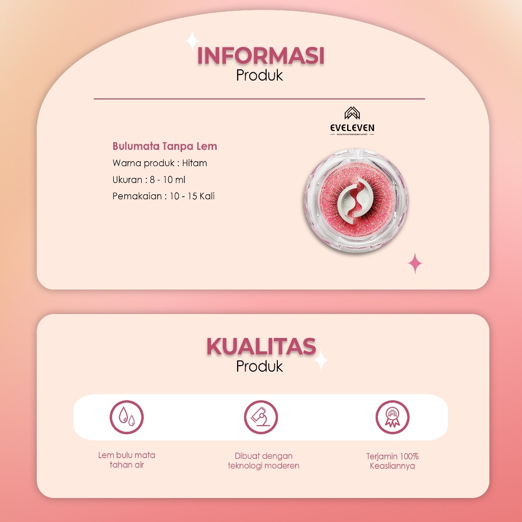 EVELEVEN EVELEVEN Bulu Mata Palsu Natural 3D-A28