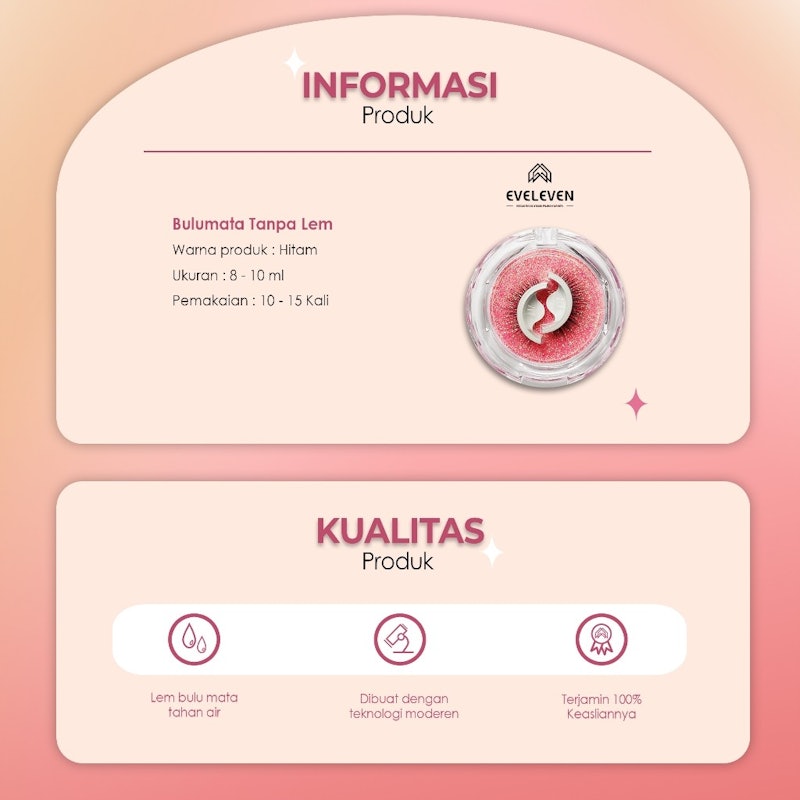 EVELEVEN Bulu Mata Palsu Natural 5