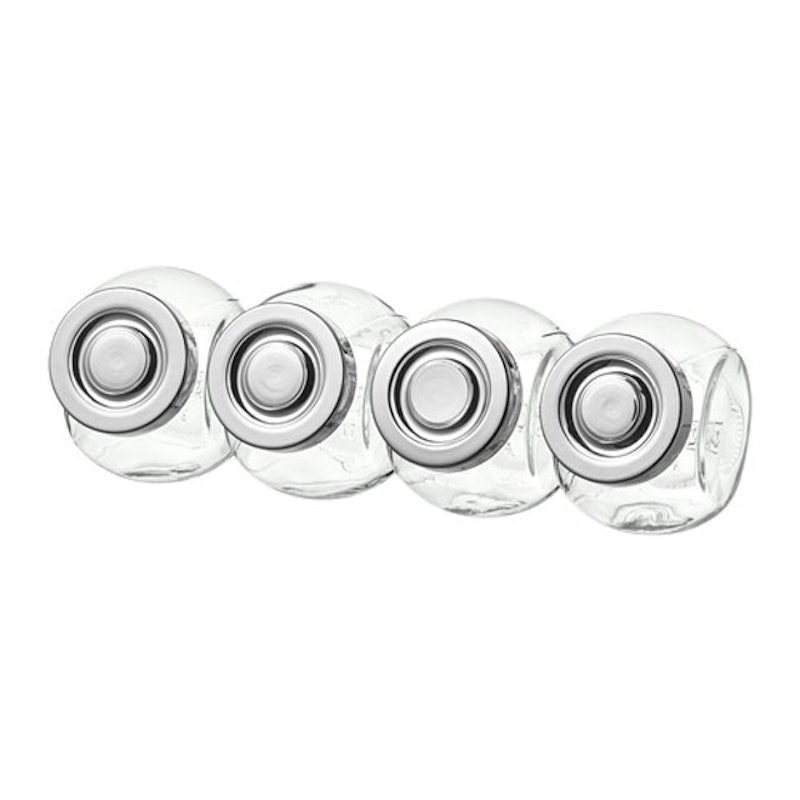 RAJTAN - Spice Jar Glass/Aluminium-Colour 1