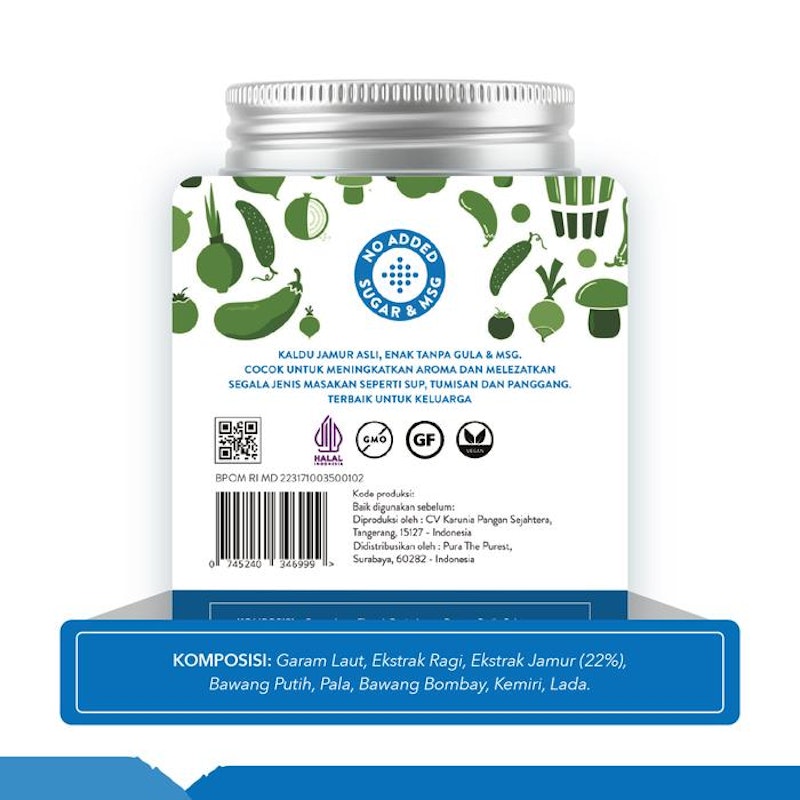 Pura Mushroom Seasoning Powder Kaldu Jamur 2