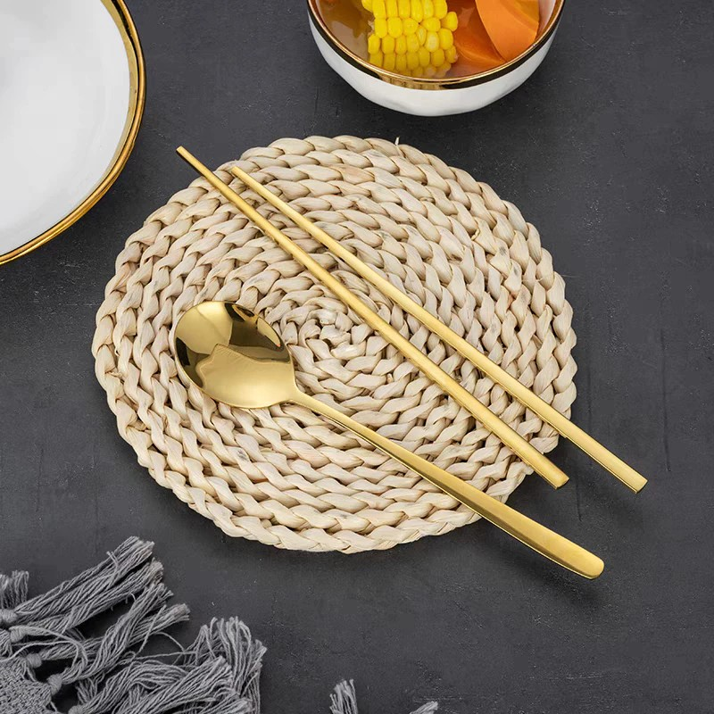 VooVa VOOVA Sendok Stainless Steel Gold