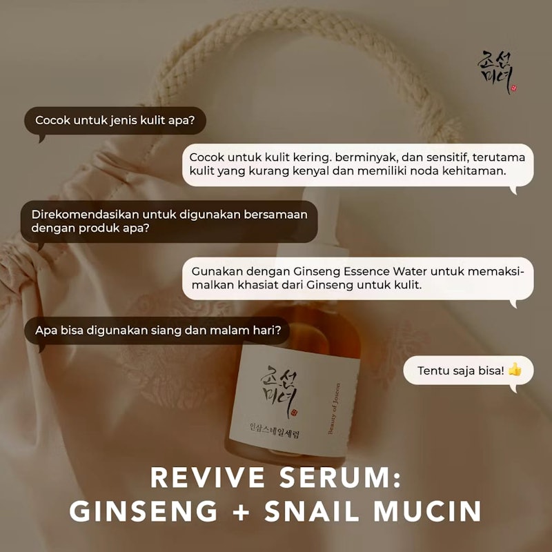 Beauty of Joseon Revive Serum: Ginseng + Snail Mucin 5