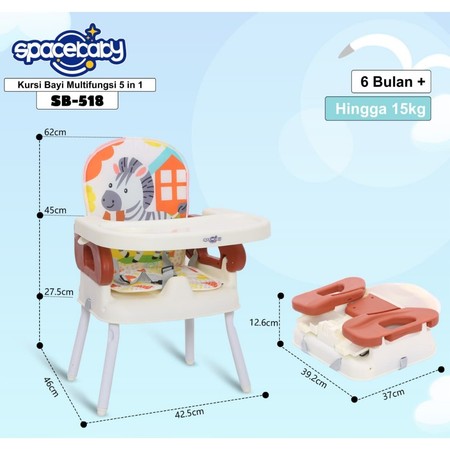 Pacific Indah Pratama Spacebaby Baby Booster Seat  SB-518