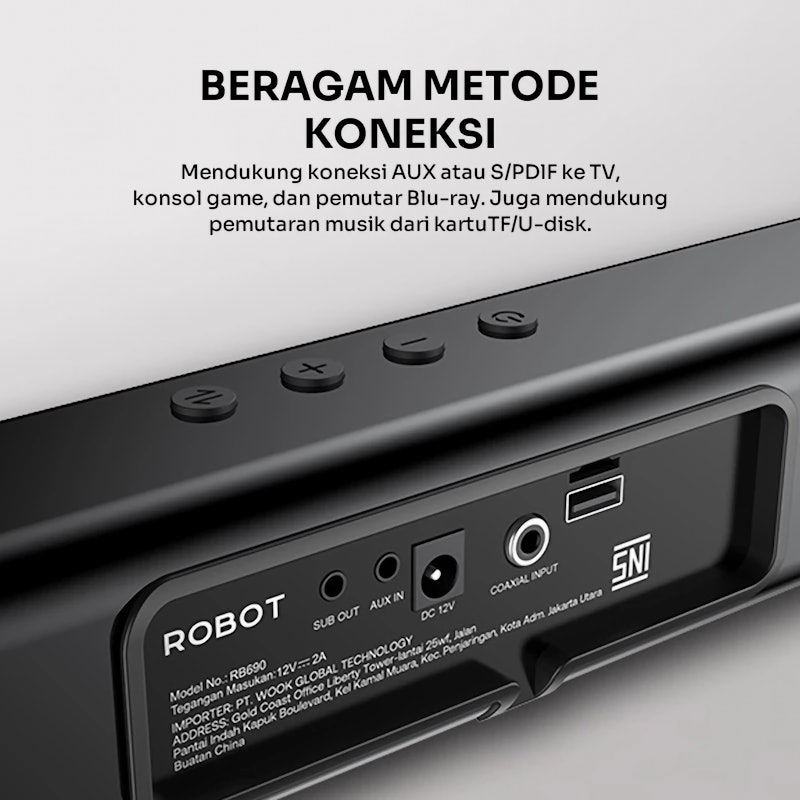 ROBOT Speaker Soundbar Home Theater 5