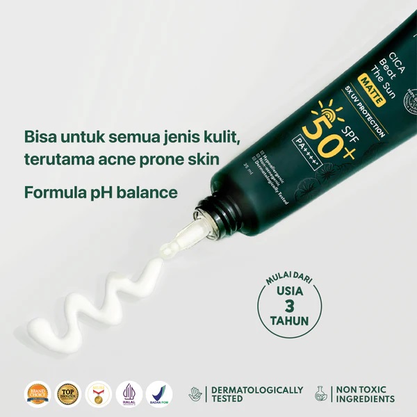 Penta Natural Kosmetindo N'PURE Sunsreen Cica Beart The Sun Matte SPF 50+ PA++++
