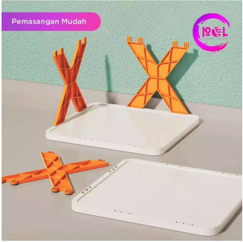 POL Living Rak Sepatu X Plastik 2-8 Susun 4