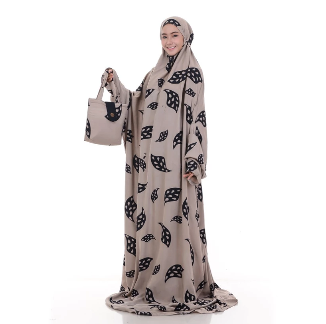  NurHD Hadramaut Mukena Terusan Syari Milo