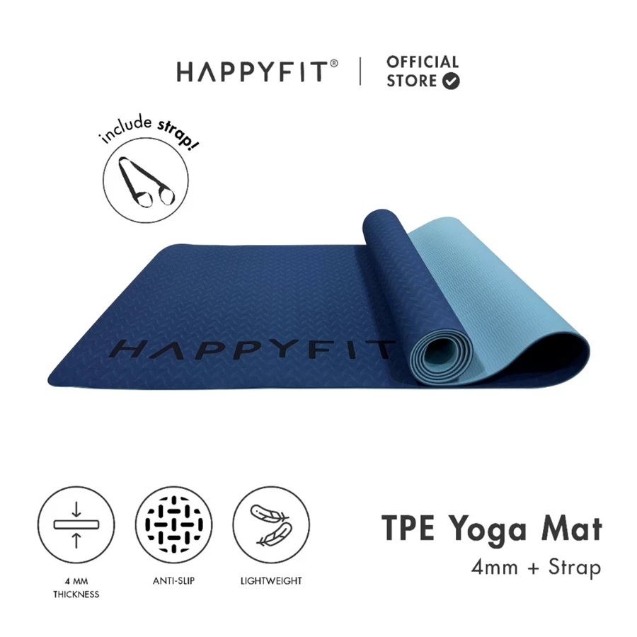 Happyfit Indonesia HAPPYFIT TPE Eco Yoga Mat