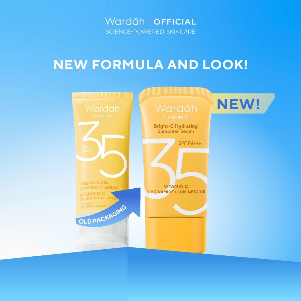 Paragon Technology and Innovation Wardah UV Shield Bright-C Hydrating Sunscreen Serum SPF 35 PA+++ 