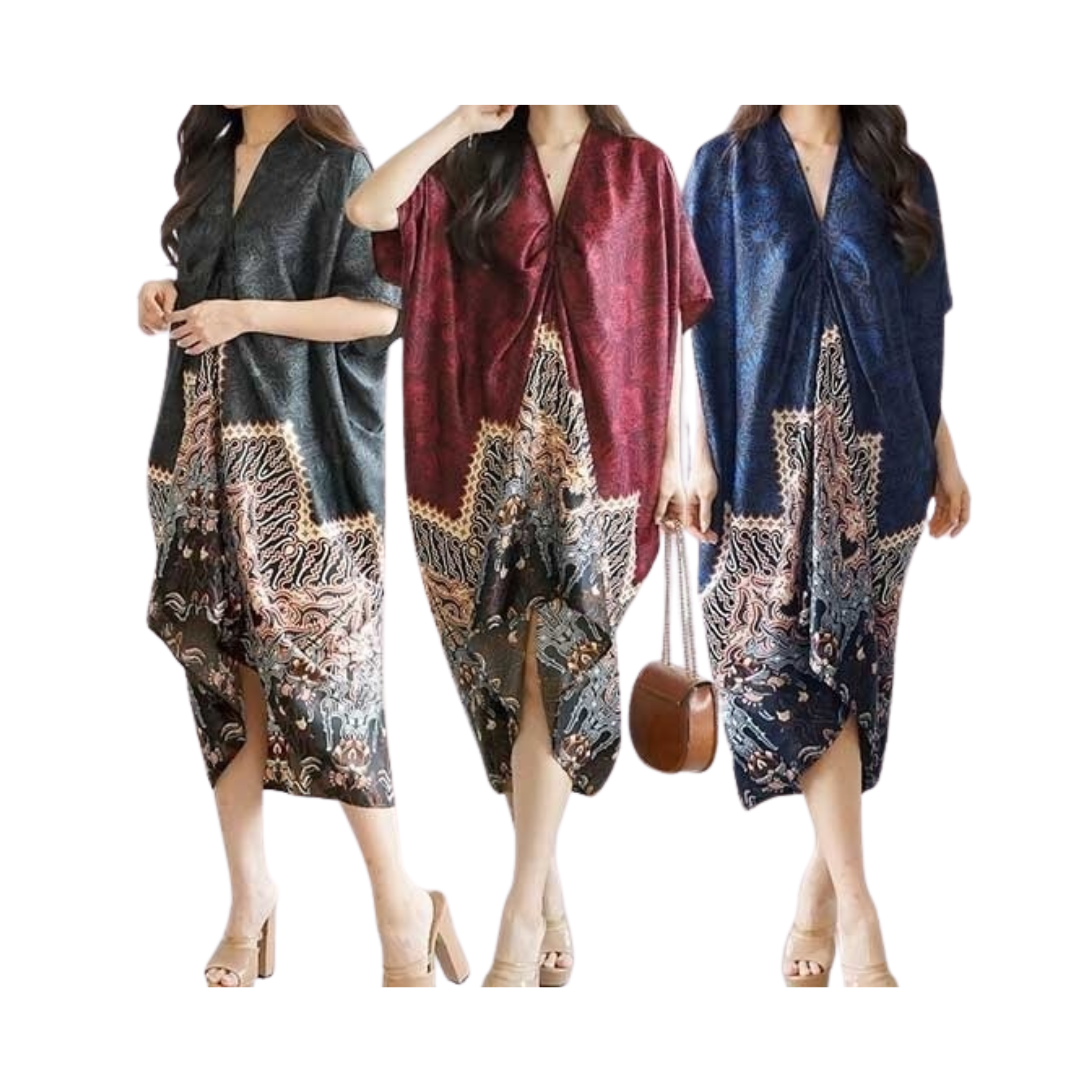 C2W Clothtowear Kaftan Batik Hitam 144-CBP
