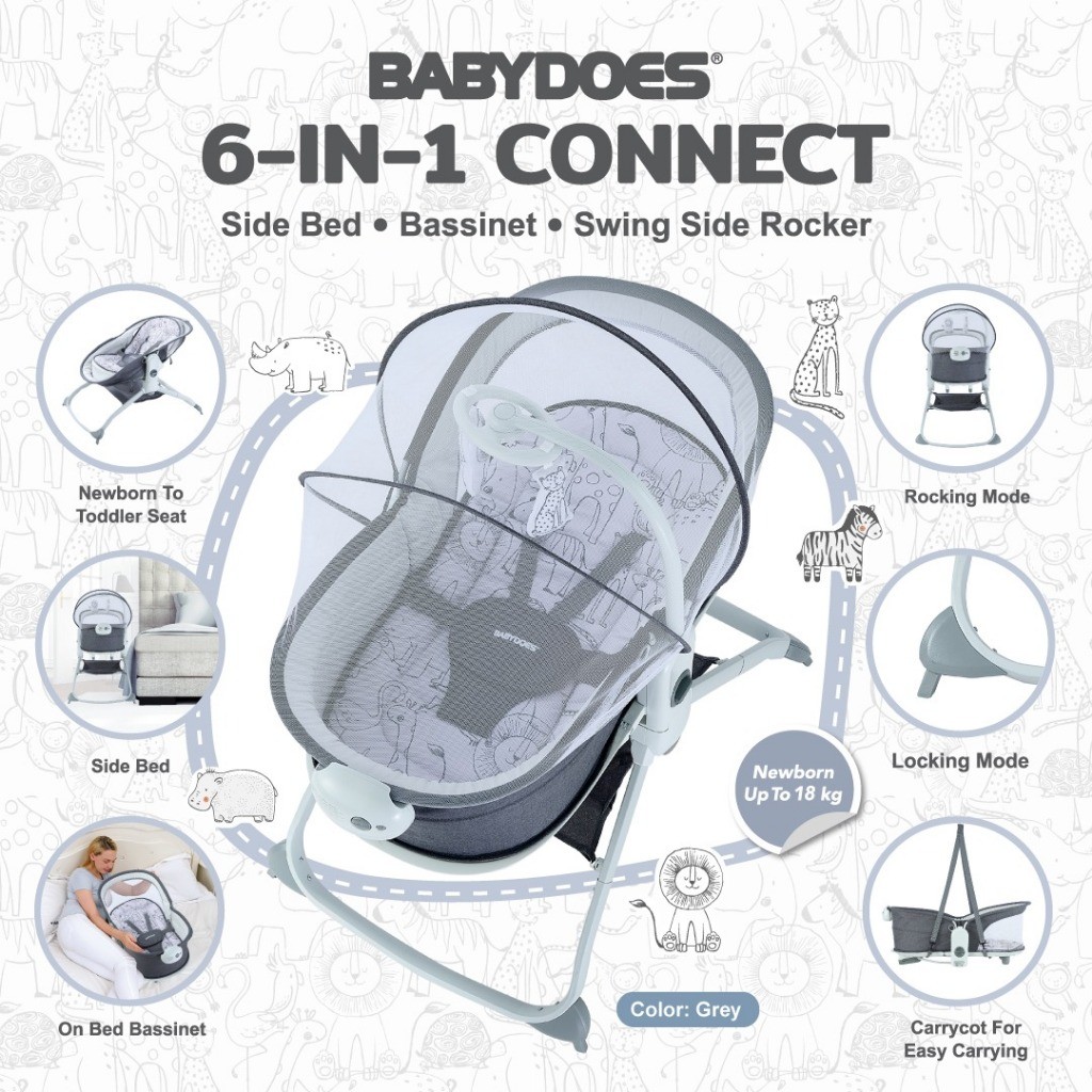 BabyDoes BabyDoes 6-In-1 Connect