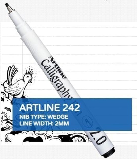  Artline  Calligraphy Pens