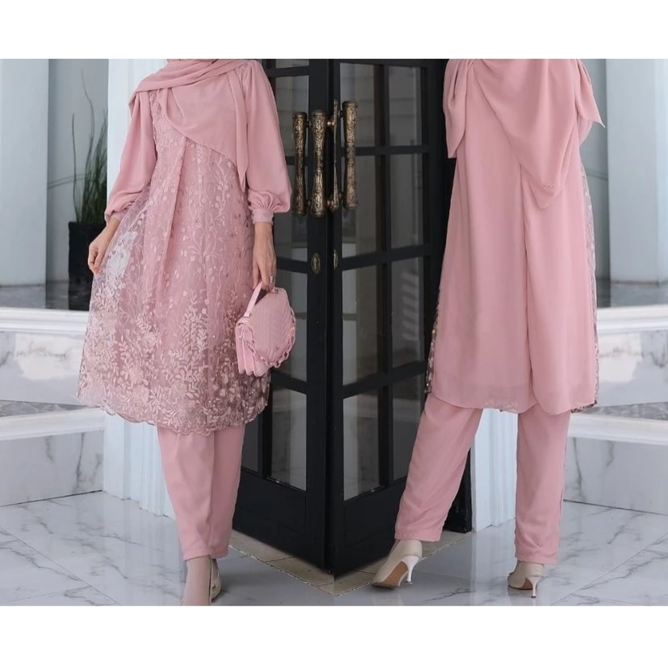  Femes Lexi One Set Setelan Celana Modis Muslim