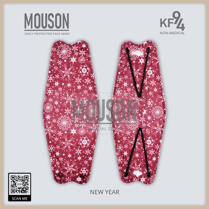 Mouson™ Mouson™ Masker Non Medis KF94 Motif Winter