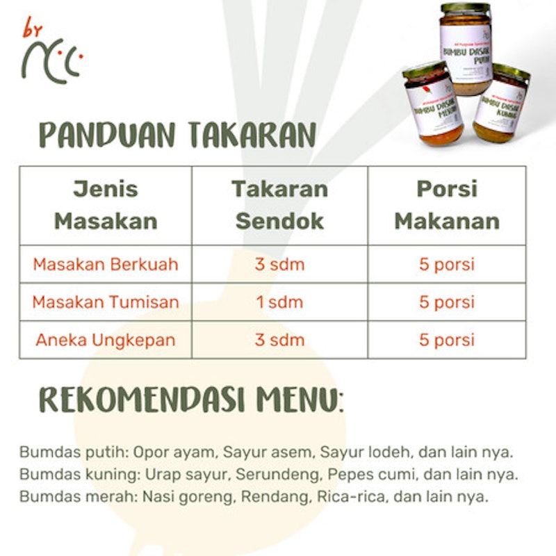 By NCC Bundling Bumbu Dasar Merah Kuning Putih 4