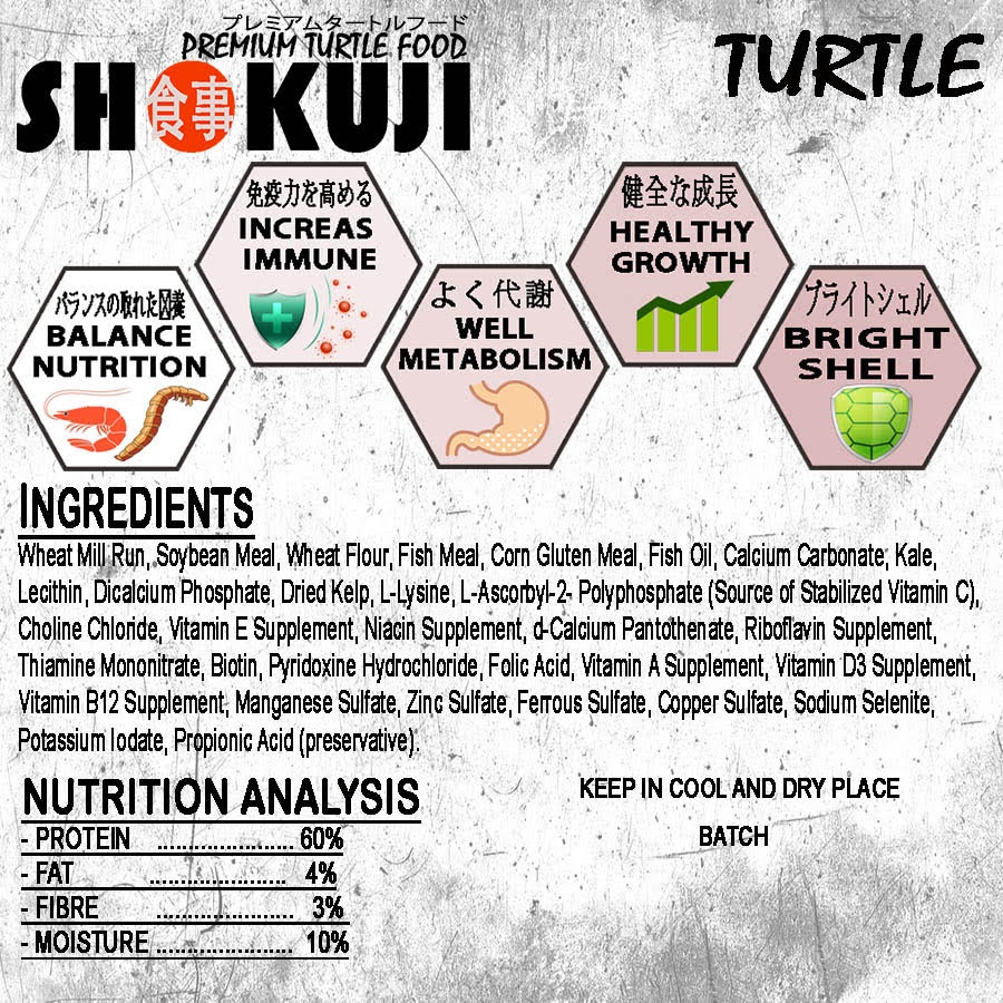 Shokuji Turtle Fast Growth High Protein