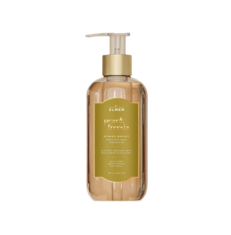 ÉLMER Pear & Freesia Power Bright Serum Body Wash 1