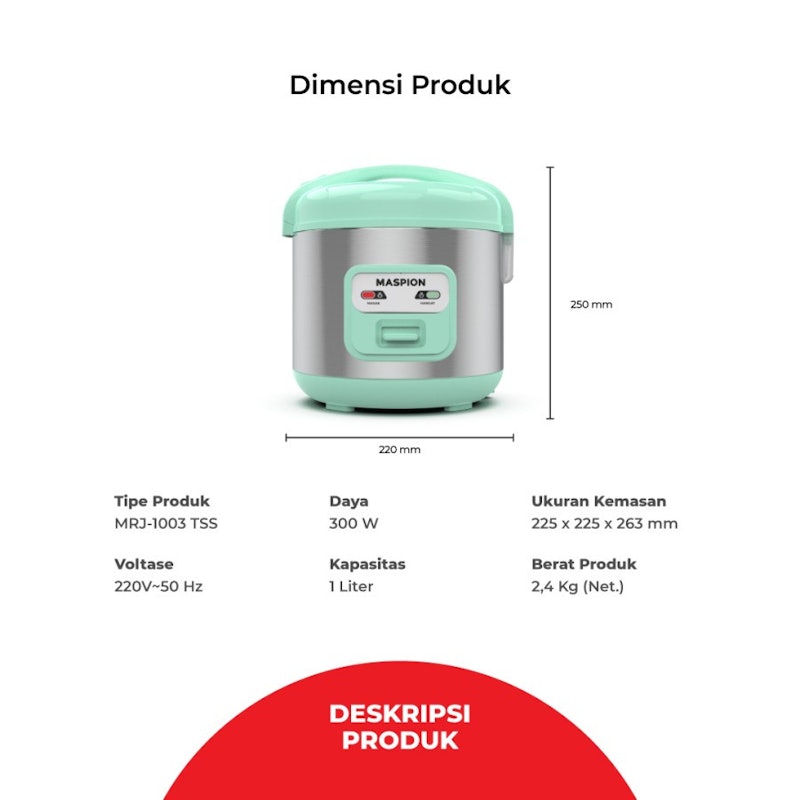 Maspion Magic Cooker 1L 2