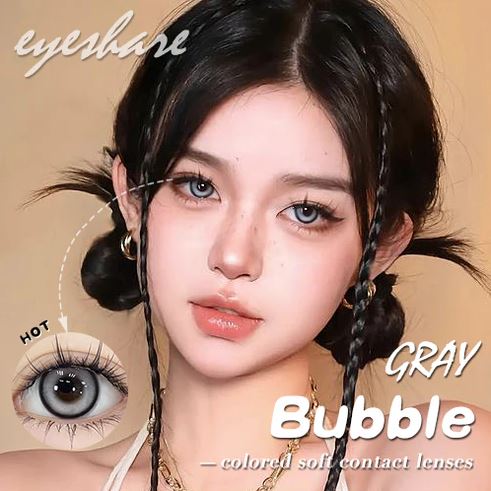 Bubble Gray Softlens 3