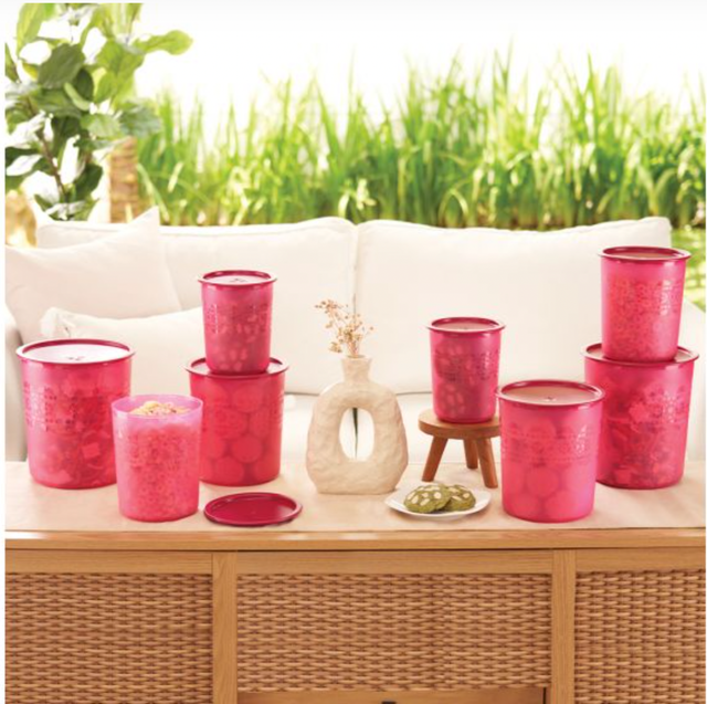 Tupperware Raya Mosaic Canister Set