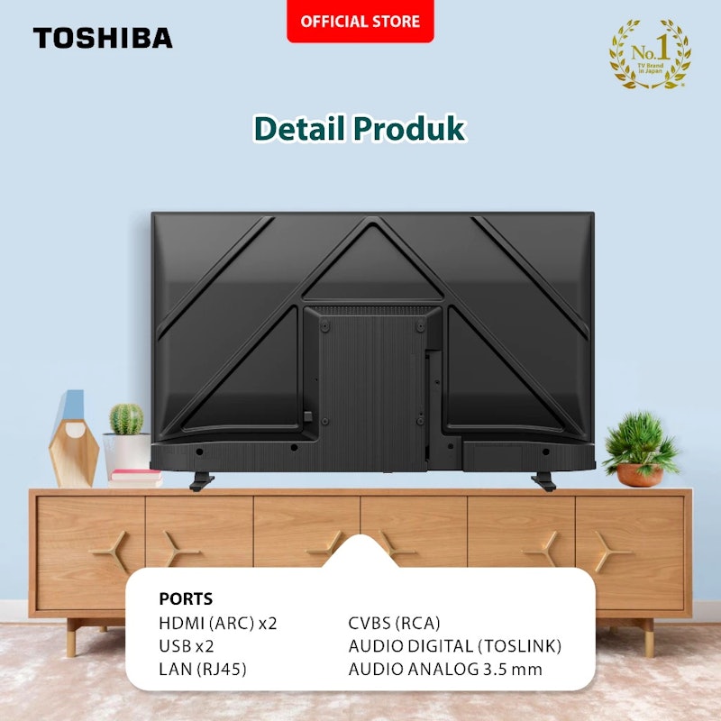 Toshiba TV 32" HD Android TV 3