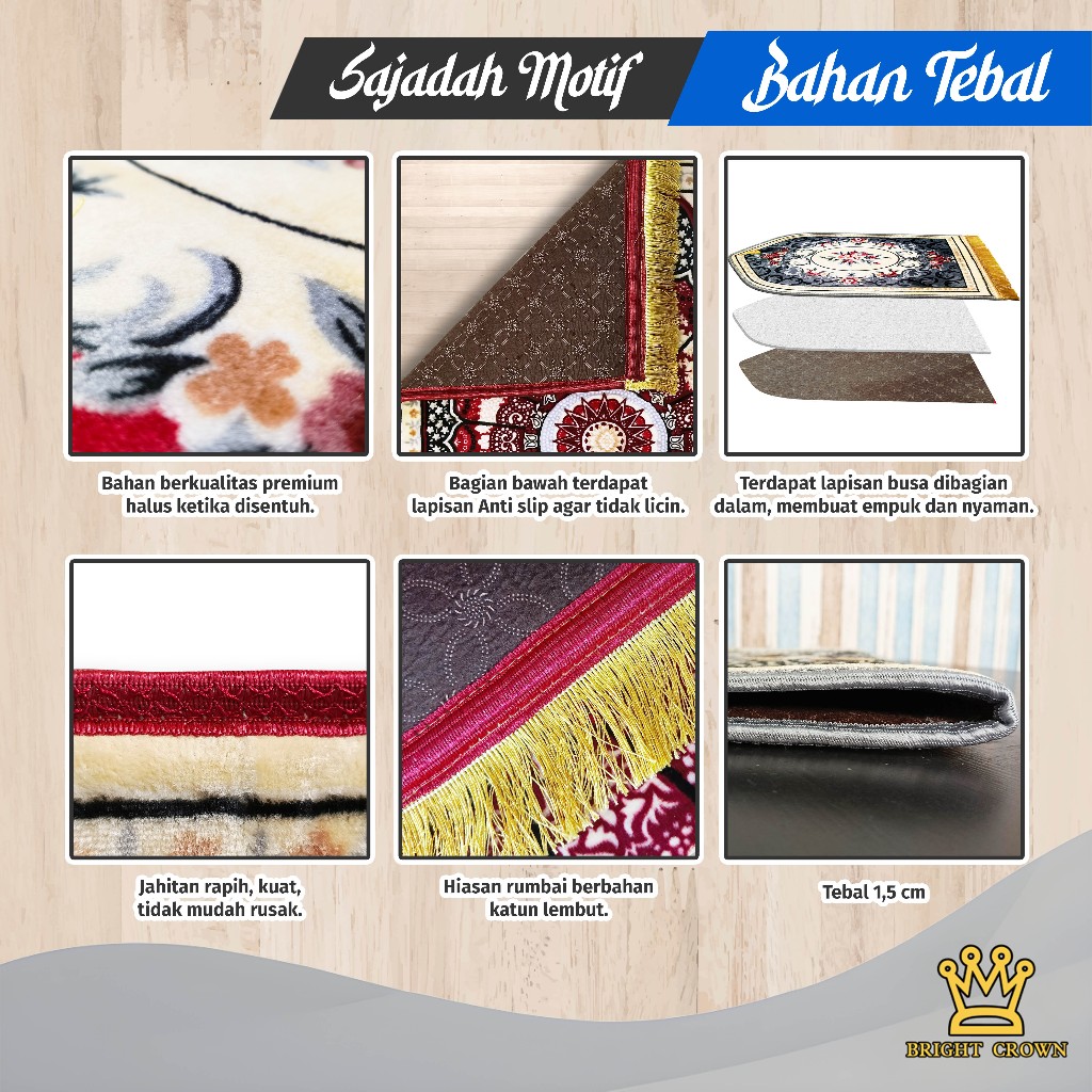 Bright Crown Sajadah Turki 4