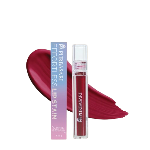 Purbasari Effortless Lip Stain - 02 Ruby Red 1