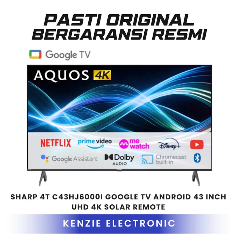 43 inch 4K Frameless Google TV 3