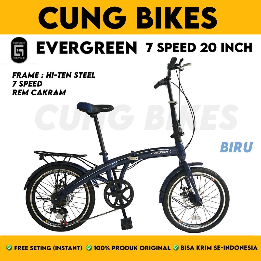 Indonesia Evergreen Pasuruan Evergreen 7 Speed 20 inch