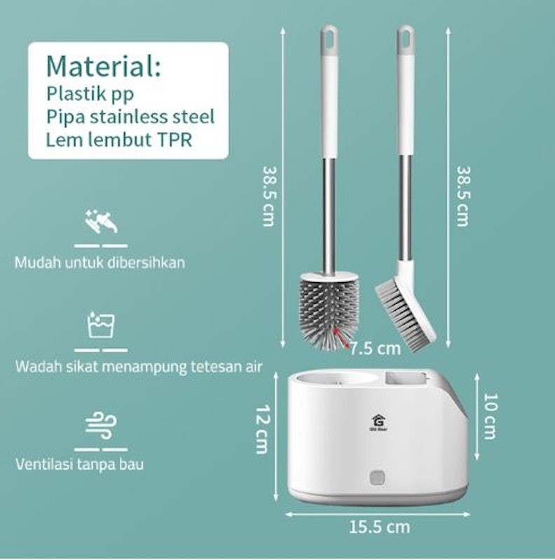 Sikat WC (2 in 1) 2