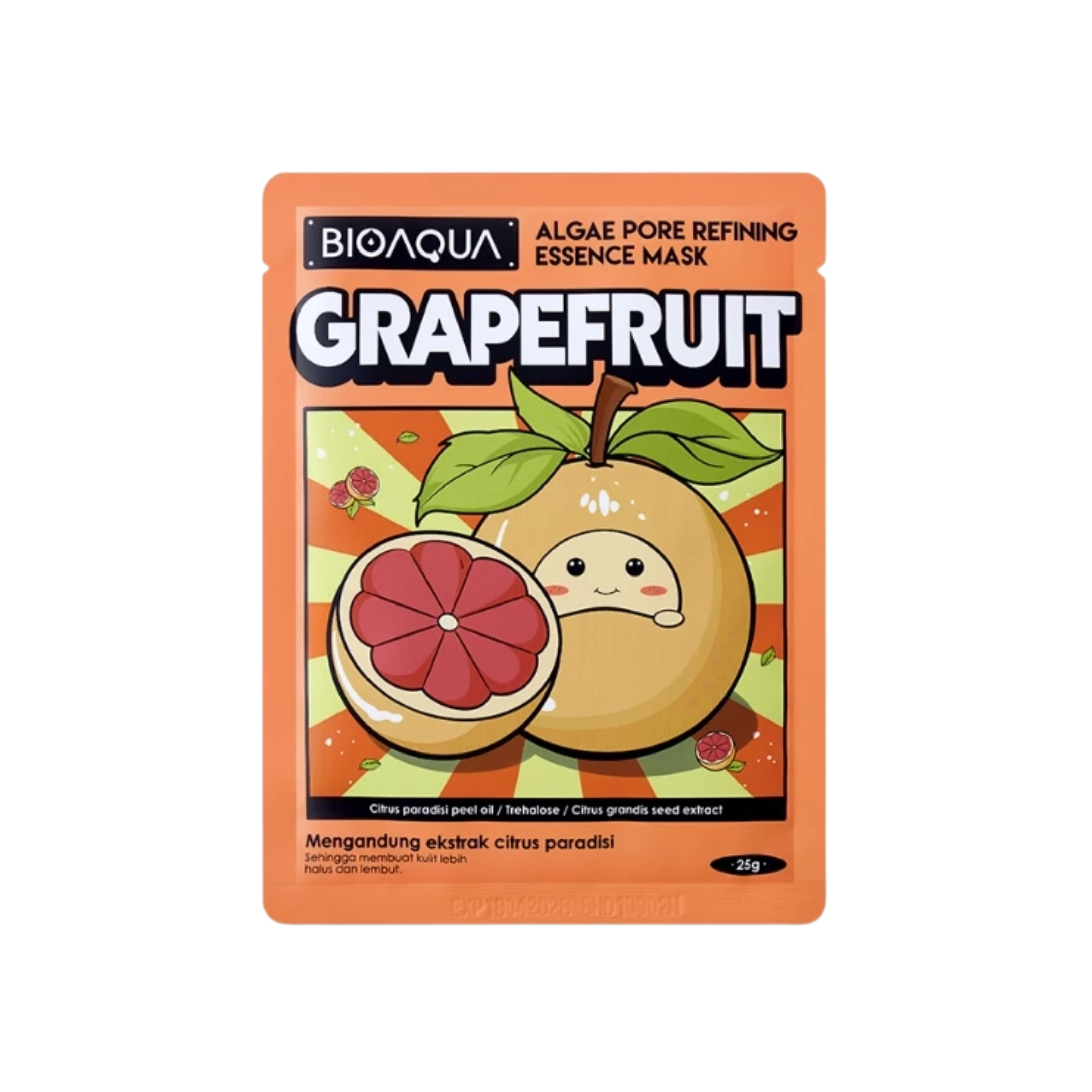 Bioaqua Algae Pore Refining Essence Mask Grapefruit