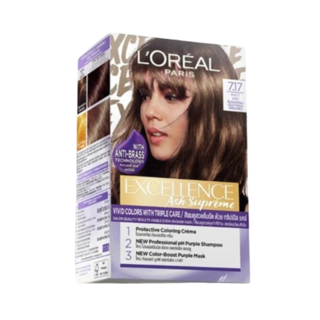 L’Oréal Paris ｜ Excellence Ash Supreme (7.17 Matt Ash)
