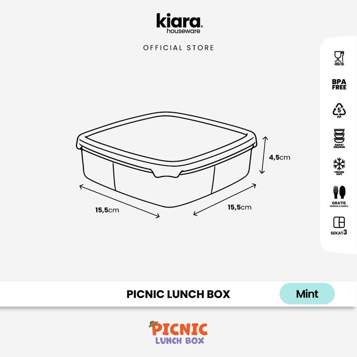 Kiara Houseware Kotak Makan 