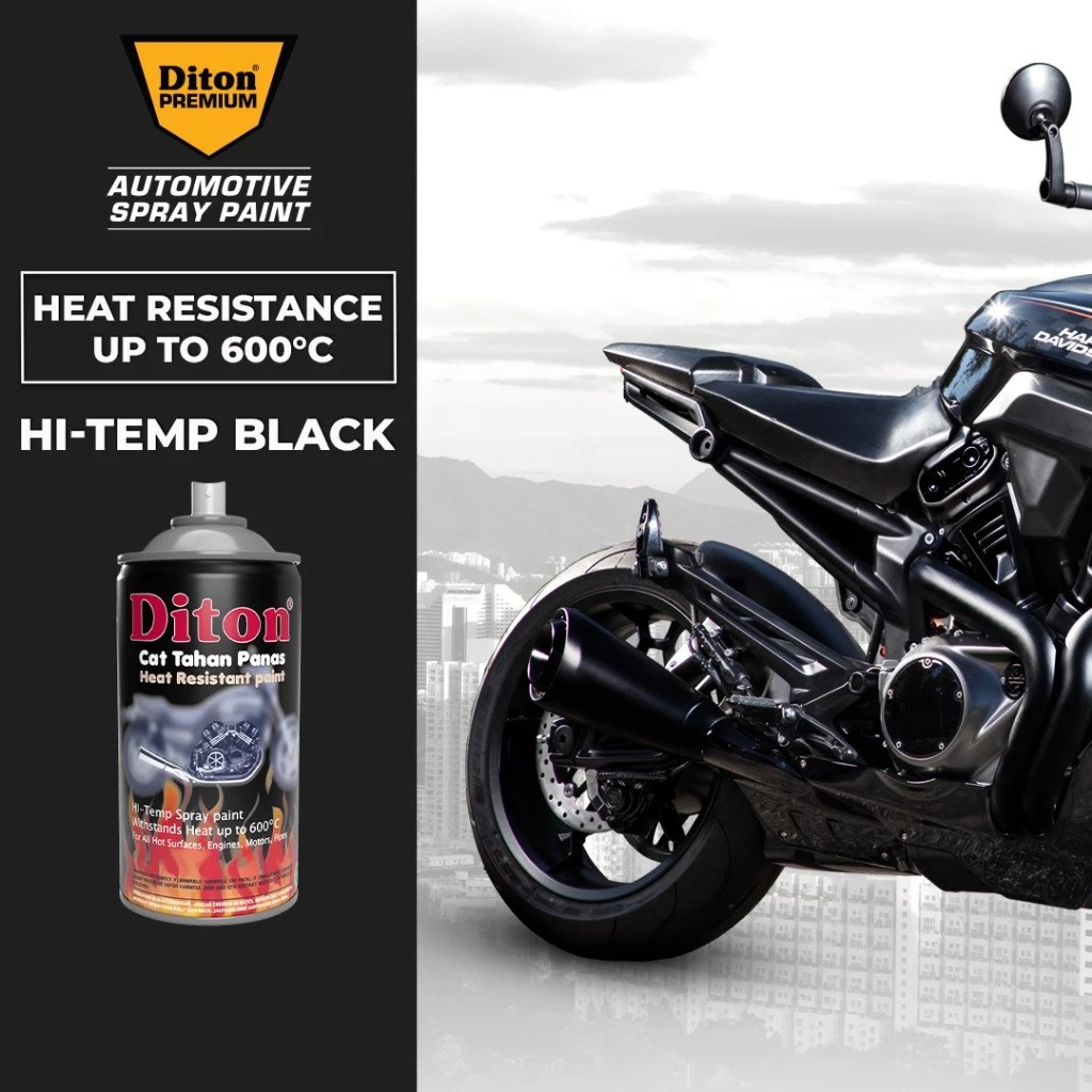 Difan Prima Paint Diton Premium Hi-Temp Black