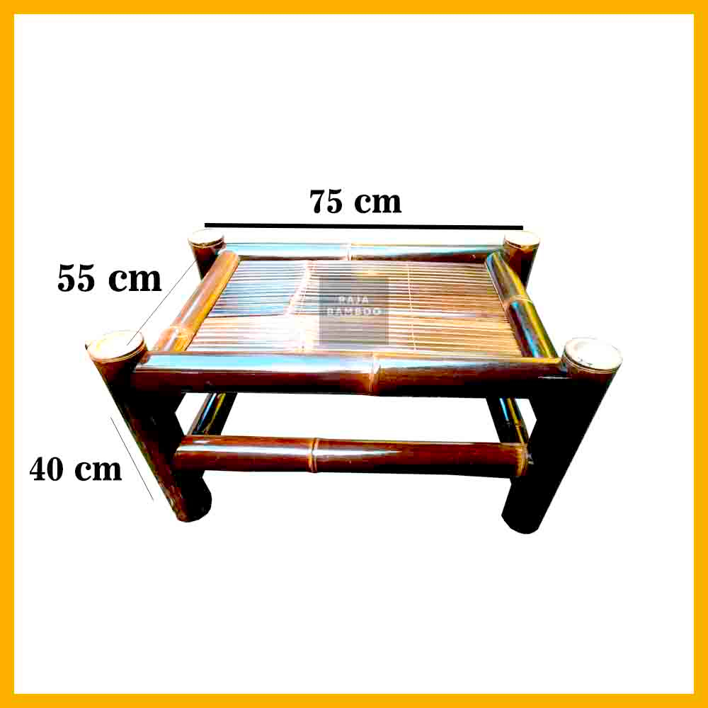  Meja Bambu Hitam