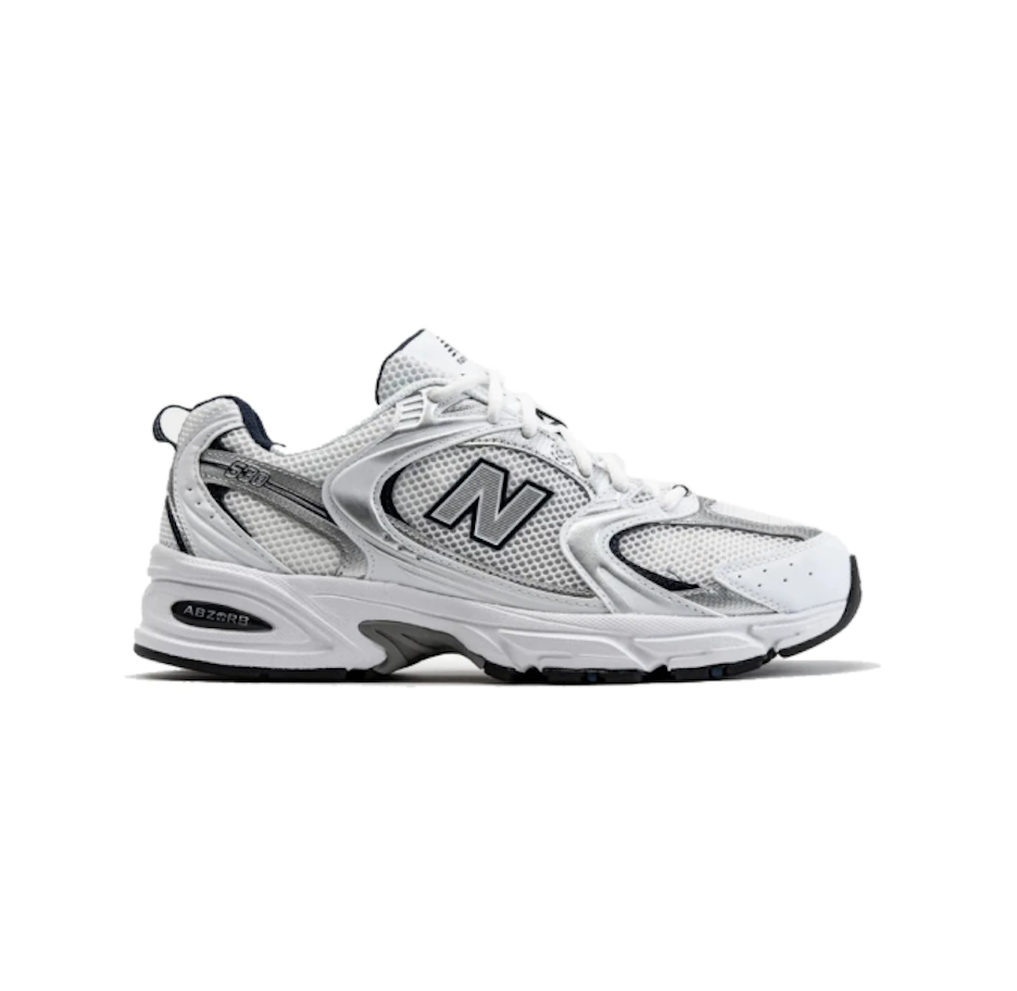 New Balance 530 White Silver Navy