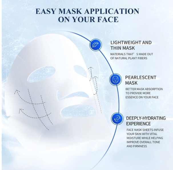 Dunia Kosmetik Sukses  PREMIERE BEAUTE Luminous White Glow Brightening Facial Mask