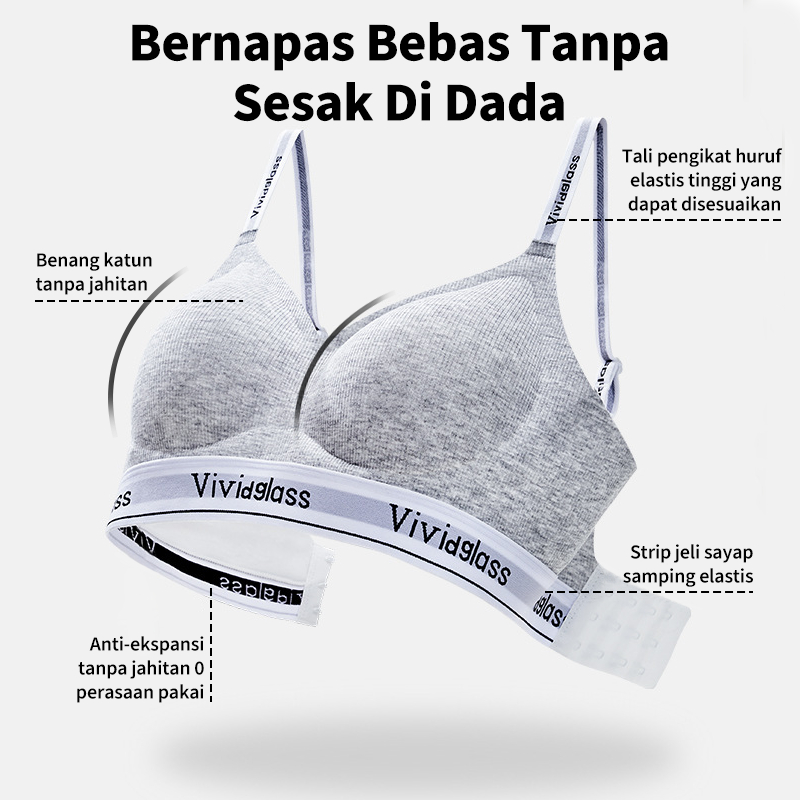 Ulady Ulady Set Bra Olahraga Wanita 3885
