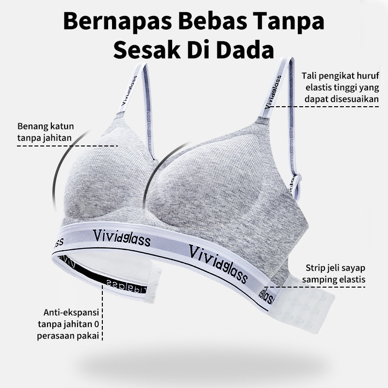 Ulady Set Bra Olahraga Wanita 3